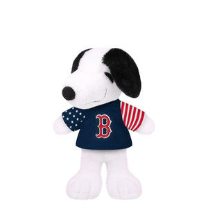 Boston Red Sox MLB USA Flag Snoopy Peanuts Team Jersey Plush