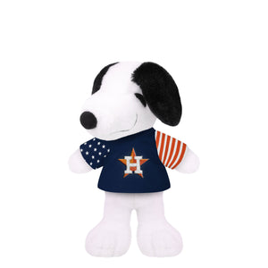 Houston Astros MLB USA Flag Snoopy Peanuts Team Jersey Plush (PREORDER - SHIPS EARLY APRIL)