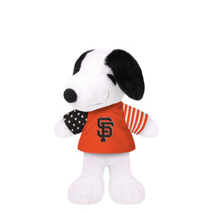 San Francisco Giants MLB USA Flag Snoopy Peanuts Team Jersey Plush (PREORDER - SHIPS EARLY APRIL)