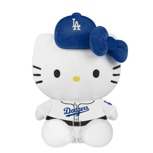 Los Angeles Dodgers MLB Team Color Bow Seated Hello Kitty® Jersey Plush