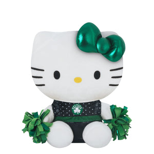 Boston Celtics NBA Metallic Bow Hello Kitty® Cheerleader Plush (PREORDER - SHIPS LATE OCTOBER)