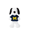 Michigan Wolverines NCAA Snoopy Peanuts Team Jersey Plush