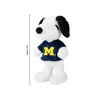 Michigan Wolverines NCAA Snoopy Peanuts Team Jersey Plush