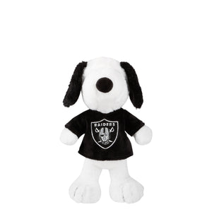 Las Vegas Raiders NFL Snoopy Peanuts Team Jersey Plush