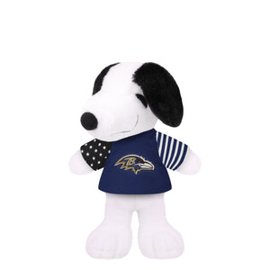 Baltimore Ravens NFL USA Flag Snoopy Peanuts Team Jersey Plush (PREORDER - SHIPS EARLY APRIL)