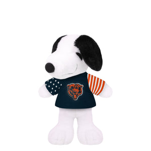 Chicago Bears NFL USA Flag Snoopy Peanuts Team Jersey Plush (PREORDER - SHIPS LATE MARCH)