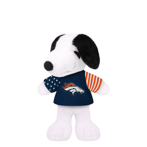 Denver Broncos NFL USA Flag Snoopy Peanuts Team Jersey Plush (PREORDER - SHIPS EARLY APRIL)