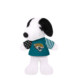 Jacksonville Jaguars NFL USA Flag Snoopy Peanuts Team Jersey Plush (PREORDER - SHIPS EARLY APRIL)