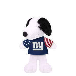 New York Giants NFL USA Flag Snoopy Peanuts Team Jersey Plush (PREORDER - SHIPS EARLY APRIL)