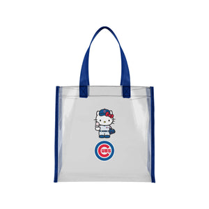 Chicago Cubs MLB Hello Kitty® Clear Tote Bag (PREORDER - SHIPS MID JULY)