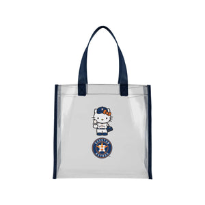 Houston Astros MLB Hello Kitty® Clear Tote Bag (PREORDER - SHIPS MID JULY)