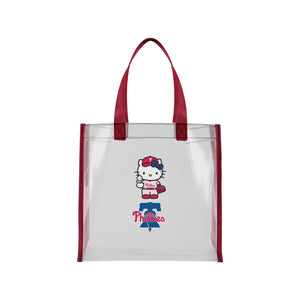 Philadelphia Phillies MLB Hello Kitty® Clear Tote Bag (PREORDER - SHIPS MID JULY)