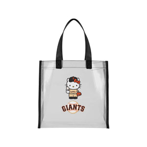 San Francisco Giants MLB Hello Kitty® Clear Tote Bag (PREORDER - SHIPS MID JULY)