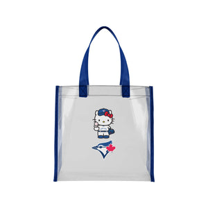 Toronto Blue Jays MLB Hello Kitty® Clear Tote Bag (PREORDER - SHIPS MID JULY)