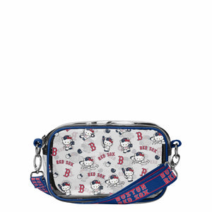 Boston Red Sox MLB Hello Kitty® Clear Crossbody Bag (PREORDER - SHIPS MID JUNE)