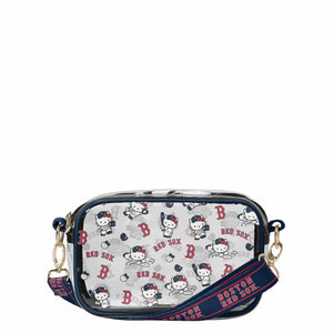 Boston Red Sox MLB Hello Kitty® Clear Crossbody Bag (PREORDER - SHIPS MID JUNE)
