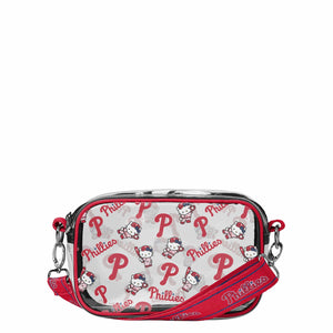 Philadelphia Phillies MLB Hello Kitty® Clear Crossbody Bag (PREORDER - SHIPS MID APRIL)
