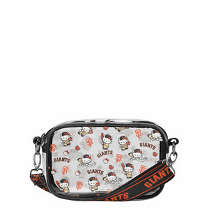 San Francisco Giants MLB Hello Kitty® Clear Crossbody Bag (PREORDER - SHIPS MID JUNE)