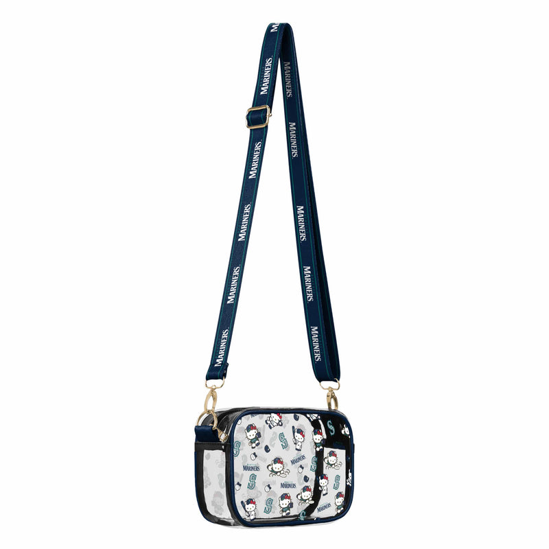 Seattle Mariners MLB Hello Kitty® Clear Crossbody Bag (PREORDER