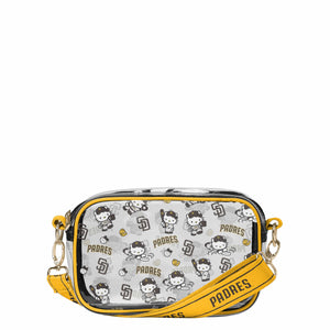 San Diego Padres MLB Hello Kitty® Clear Crossbody Bag (PREORDER - SHIPS LATE JUNE)