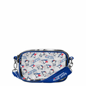 Toronto Blue Jays MLB Hello Kitty® Clear Crossbody Bag (PREORDER - SHIPS MID APRIL)