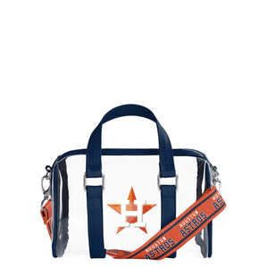 Houston Astros MLB Clear Barrel Bag