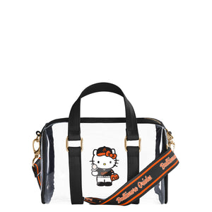 Baltimore Orioles MLB Hello Kitty® Clear Barrel Bag (PREORDER - SHIPS MID JULY)