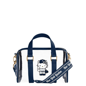 New York Yankees MLB Hello Kitty® Clear Barrel Bag (PREORDER - SHIPS MID JULY)
