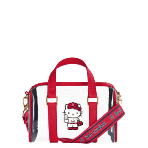 St Louis Cardinals MLB Hello Kitty® Clear Barrel Bag (PREORDER - SHIPS MID JULY)