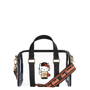 San Francisco Giants MLB Hello Kitty® Clear Barrel Bag (PREORDER - SHIPS MID JULY)