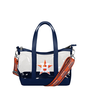 Houston Astros MLB Clear Crossbody Mini Tote Bag