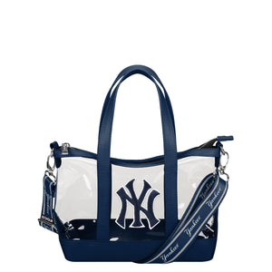 New York Yankees MLB Clear Crossbody Mini Tote Bag