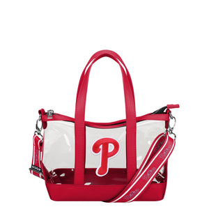 Philadelphia Phillies MLB Clear Crossbody Mini Tote Bag