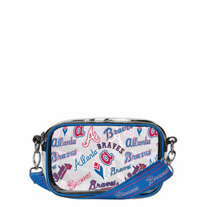 Atlanta Braves MLB Repeat Retro Print Clear Crossbody Bag