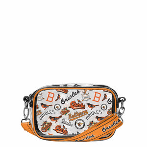 Baltimore Orioles MLB Repeat Retro Print Clear Crossbody Bag