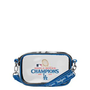 Los Angeles Dodgers MLB 2024 World Series Champions Clear Crossbody Bag