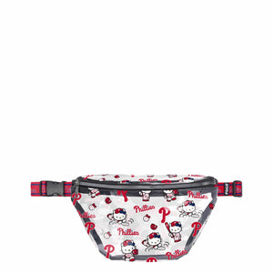 Philadelphia Phillies MLB Hello Kitty® Clear Fanny Pack (PREORDER - SHIPS MID JULY)