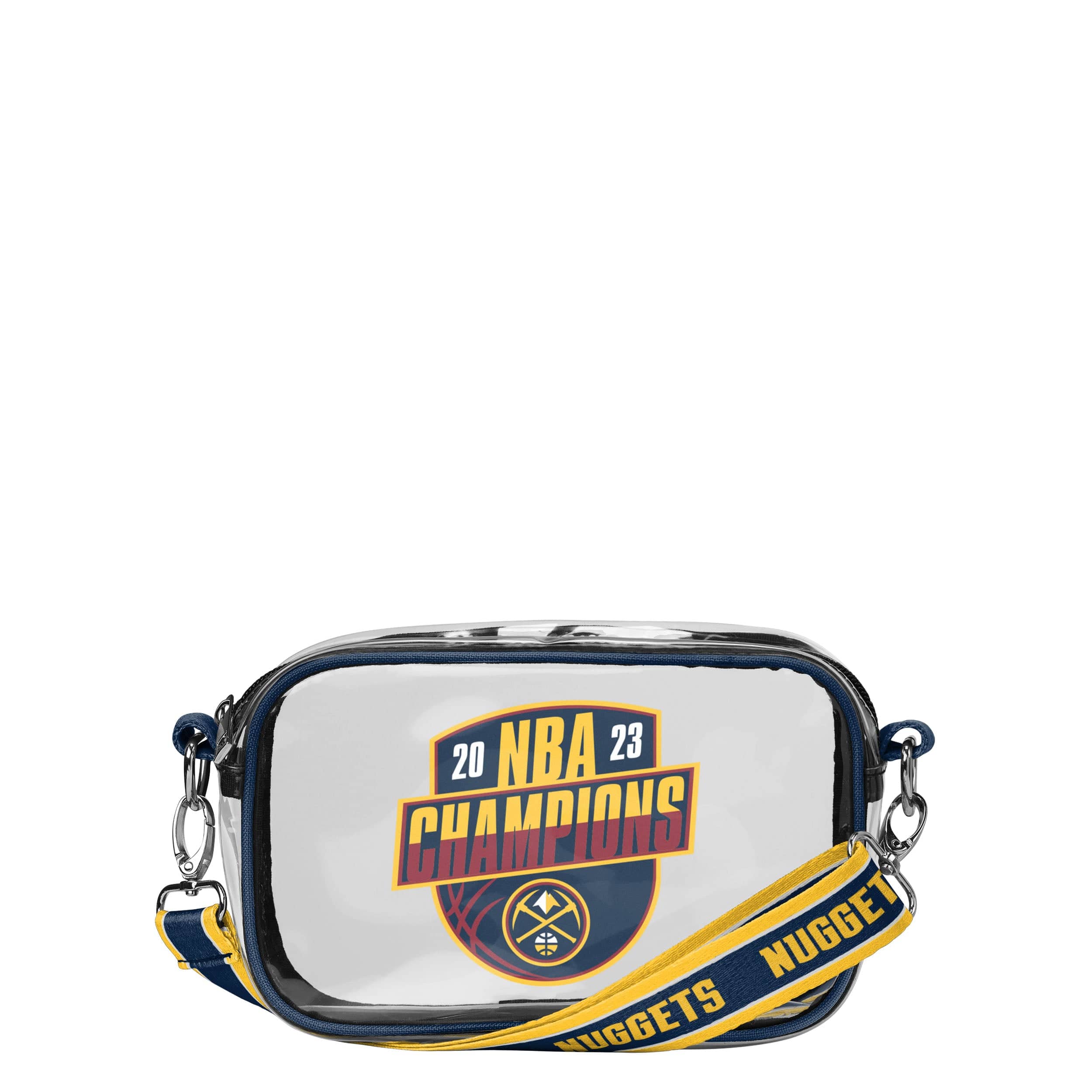 Denver Nuggets 2023 NBA Champions Clear Crossbody Bag