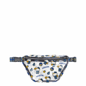 Golden State Warriors NBA Hello Kitty® Clear Fanny Pack (PREORDER - SHIPS MID JULY)