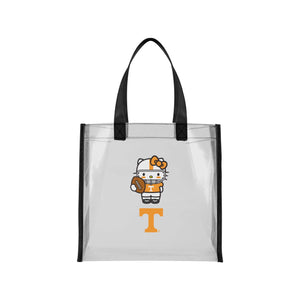Tennessee Volunteers NCAA Hello Kitty® Clear Tote Bag (PREORDER - SHIPS MID JULY)