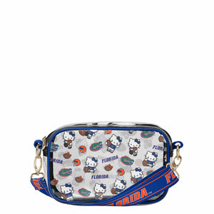 Florida Gators NCAA Hello Kitty® Clear Crossbody Bag (PREORDER - SHIPS MID JULY)