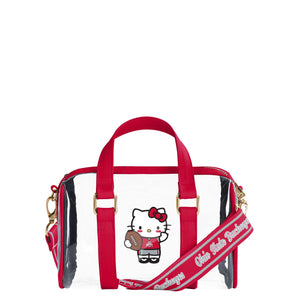 Ohio State Buckeyes NCAA Hello Kitty® Clear Barrel Bag (PREORDER - SHIPS MID JULY)