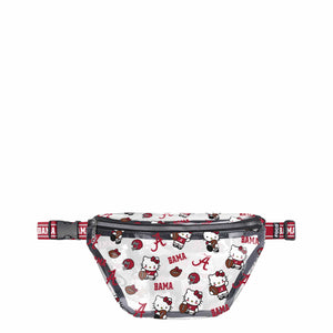 Alabama Crimson Tide NCAA Hello Kitty® Clear Fanny Pack (PREORDER - SHIPS MID JULY)