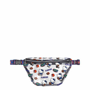 Florida Gators NCAA Hello Kitty® Clear Fanny Pack (PREORDER - SHIPS MID JULY)