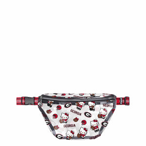 Georgia Bulldogs NCAA Hello Kitty® Clear Fanny Pack (PREORDER - SHIPS MID JULY)