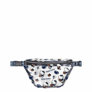Penn State Nittany Lions NCAA Hello Kitty® Clear Fanny Pack (PREORDER - SHIPS MID JULY)