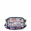 Florida Gators NCAA Repeat Retro Print Clear Crossbody Bag