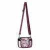 Texas A&M Aggies NCAA Repeat Retro Print Clear Crossbody Bag