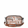 Texas Longhorns NCAA Repeat Retro Print Clear Crossbody Bag