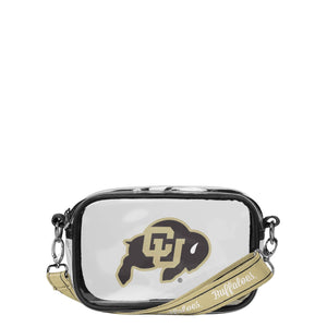 Colorado Buffaloes NCAA Team Stripe Clear Crossbody Bag